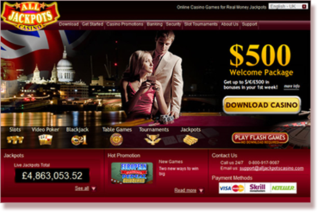 Visit All Jackpots Casino