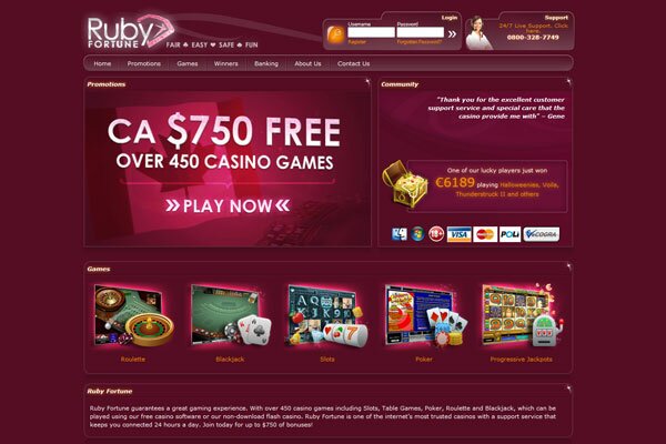 Visit Ruby Fortnue Casino